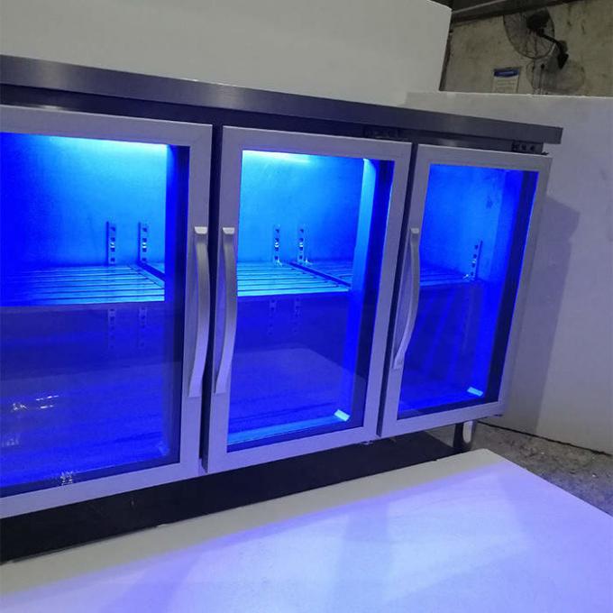 CE 550L 상업적 스테인레스 강 냉장고 프리더 1