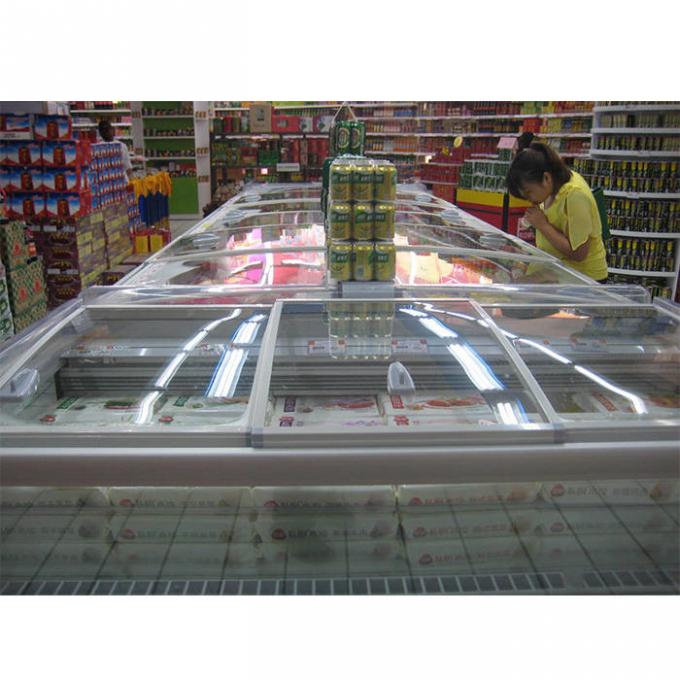 디스플레이 냉동 식품을 위한 상부 개구부 상업적 깊은 냉장고 0