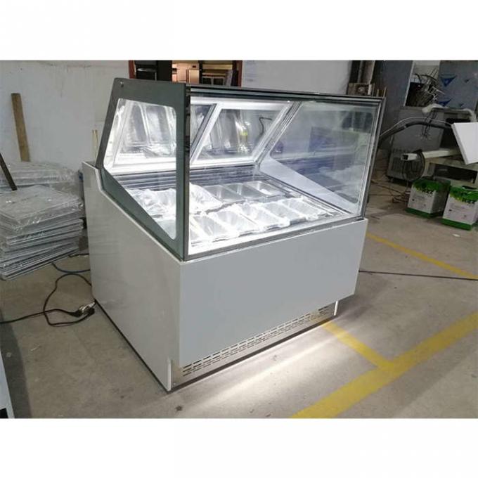 CE 1200 밀리미터 상업적 아이스크림 디스플레이 냉장고 1