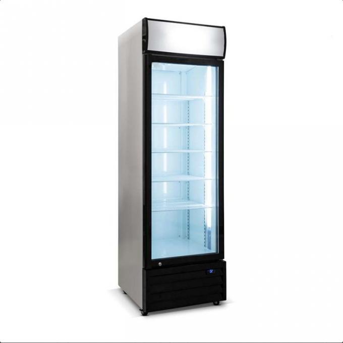 상업적 유리문 냉각기 360L 편의점 점내 진열 냉각기를 냉각시키는 선풍기 0