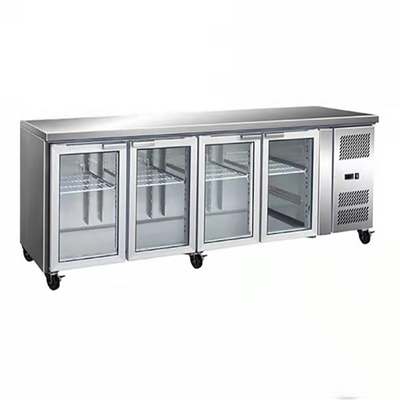 CE 1.2m 1.5m 1.8m과 반대 냉동고 하에 스테인레스 강을 냉각시키는 팬