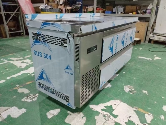 맞춤형 상업용 냉장고 냉장고 60" 카운터 아래 냉장고 w / 2 드로거 115v 304 은