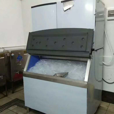 광저우 제조 500kg에서1000kgs 상업용 아이스 큐브 메이커 기계 CE 팬 냉각