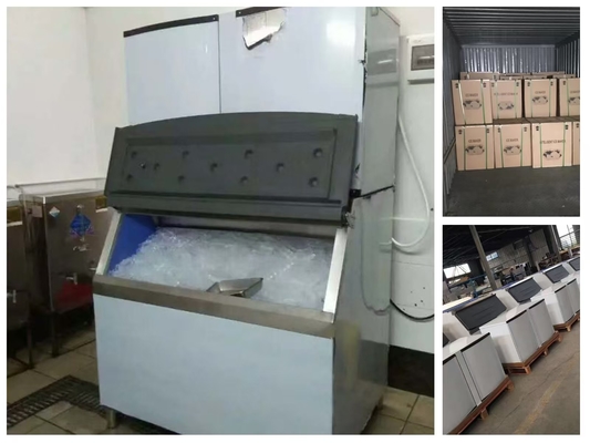높은 생산성 CE 인증 500kg ~ 1000kgs ICE 공장을 위한 아이스 칸과 함께 상업용 아이스 메이커 기계