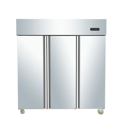 레스토랑을 위한 800W SS201 3 문 똑바로 선 냉동고
