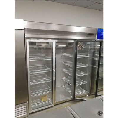 공기 냉각 650W 3 문은 유리문 냉각장치를 직립시킵니다