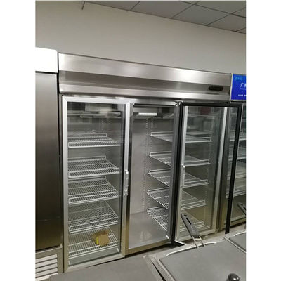 110W 1500L 상업적 스테인레스 강 냉장고 프리더