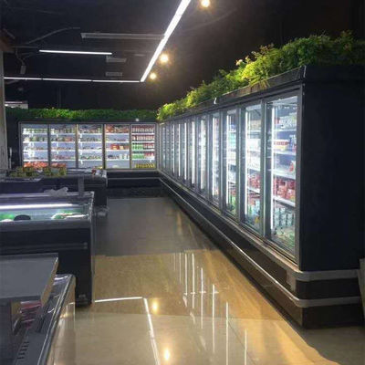 수직 1250L 슈퍼마켓 냉장 설비