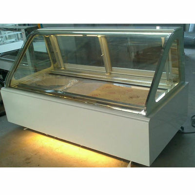 평평한 선반 900W 상업적 빵집 장비 1.8m 빵집 디스플레이 냉동고