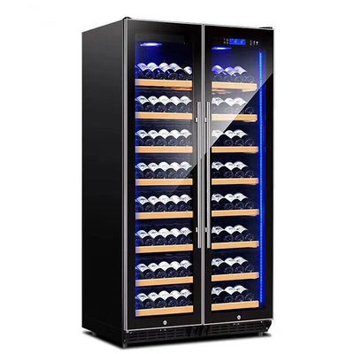 자유 직립형 220w 600L 상업적 포도주 디스플레이 냉각기