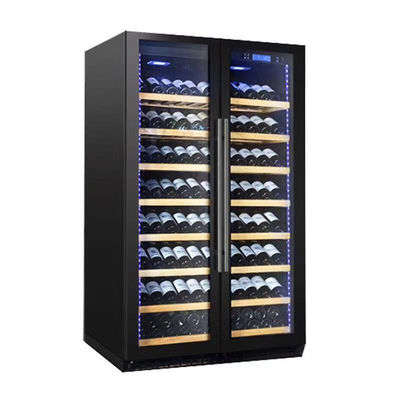 자유 직립형 220w 600L 상업적 포도주 디스플레이 냉각기