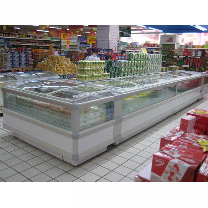 R404A 슈퍼마켓 아일랜드 냉장고 0
