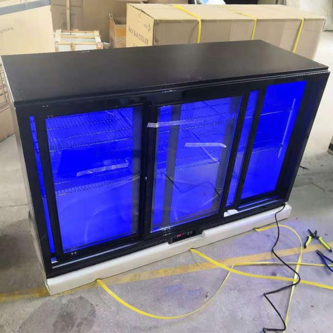 푸른 빛과 반대 막대 냉장고 하에 3 문 330L 0